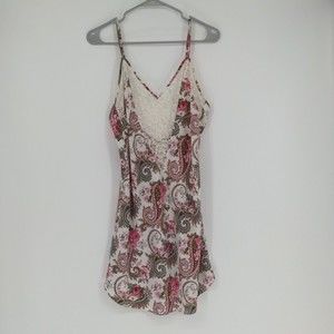 Victoria's Secret‎ Vintage Floral Chemise Gold label Large